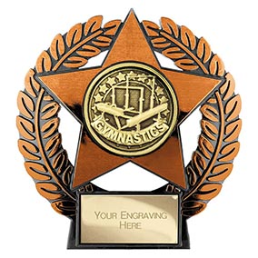 Emperor Star Bronze Gymnastics Plaque
