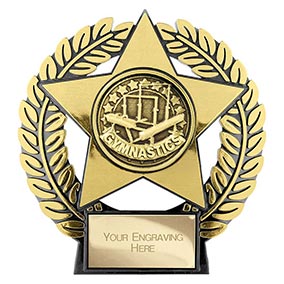 Emperor Star Gold Gymnastics Plaque