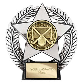 Emperor Star Silver Hockey Plaque