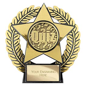 Emperor Star Gold Quiz Plaque