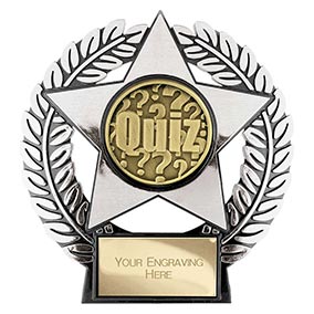 Emperor Star Silver Quiz Plaque