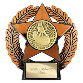 Emperor Star Bronze Rugby Plaque