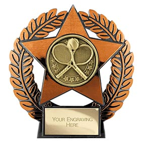 Emperor Star Bronze Tennis Plaque