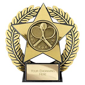 Emperor Star Gold Tennis Plaque