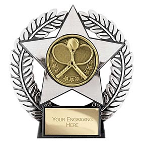 Emperor Star Silver Tennis Plaque