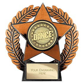 Bronze Emperor Star Dance Trophy 120mm