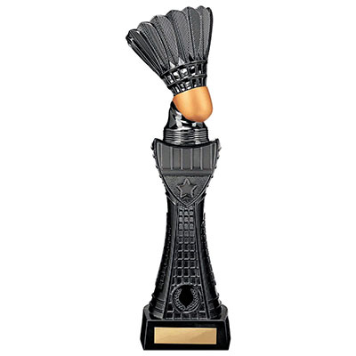320mm Black Viper Tower Badminton Award