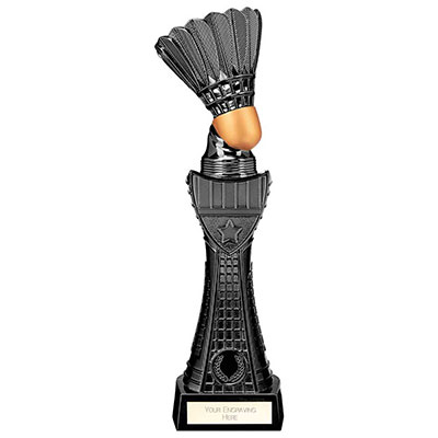345mm Black Viper Tower Badminton Award