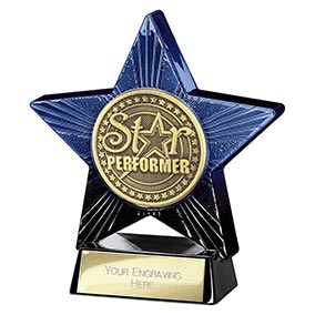 Blue Superstar Star Performer Award 110mm