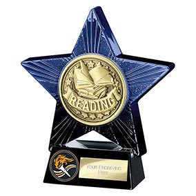 Blue Superstar Reading Award 140mm