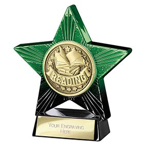 Green Superstar Reading Award 110mm