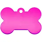 Bone Pink Pet Tag 31mm