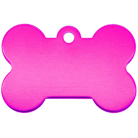 Bone Pink Pet Tag 31mm