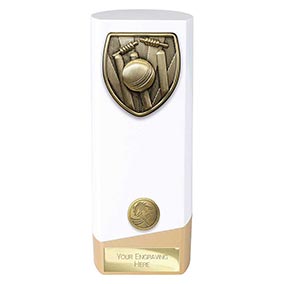 White Prime Cobra Cricket Trophy 190mm