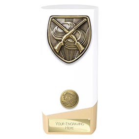 White Prime Cobra Clay Pigeon Trophy 160mm