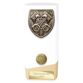 White Prime Cobra Motorsport Trophy 160mm