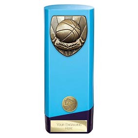 Blue Prime Cobra Basketball Trophy 190mm