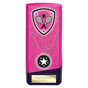 Pink Prime Tennis Trophy 160mm