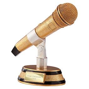 The Karaoke King Microphone Award 175mm