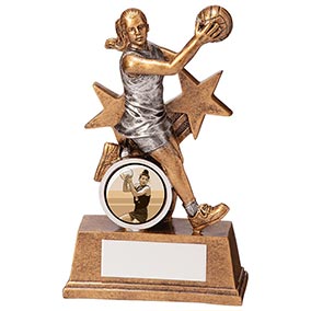 125mm Warrior Star Netball Award 