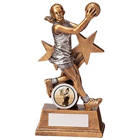 165mm Warrior Star Netball Award 