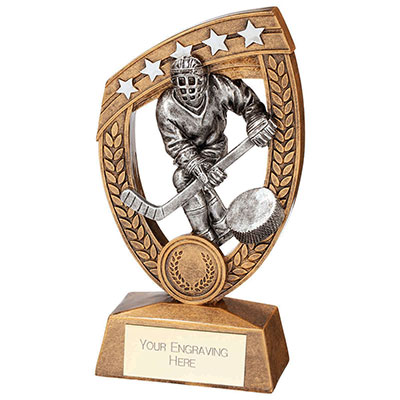 160mm Patriot Ice Hockey Plaque