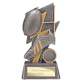 Strike Bolt Rugby Trophy 170mm