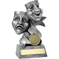 6.75in Silver Finish Drama Award