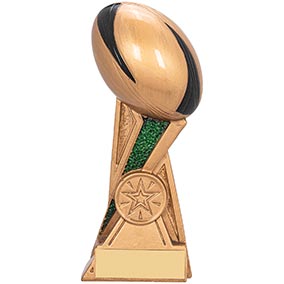 Green Storm Rugby Trophy 160mm