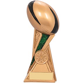 Green Storm Rugby Trophy 180mm