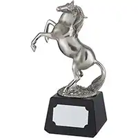 10.5in Silver Finish Horse Award