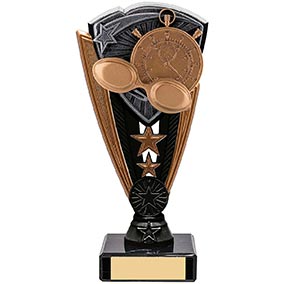 Silver Utopia Holder Swimming Trophy 185mm