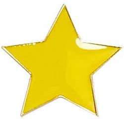 Badge20 Flat Star Yellow