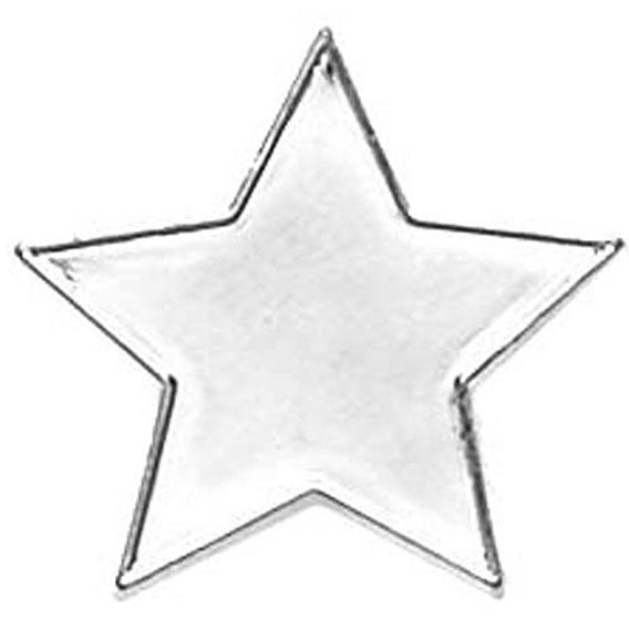 Silver Star Badge 20mm