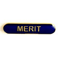 Blue Merit Bar Badge 40mm