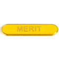 Yellow Merit Bar Badge 40mm