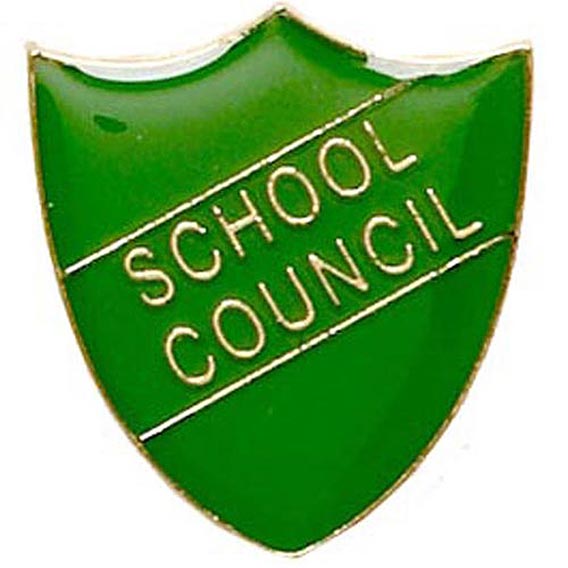 Green School Council Shield Badge