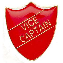 ShieldBadge Vice Captain Red