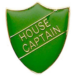 Green House Captain Shield Badge