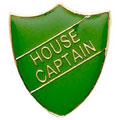 Green House Captain Shield Badge