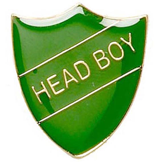 Green Head Boy Shield Badge