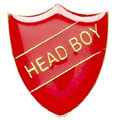 Red Head Boy Shield Badge