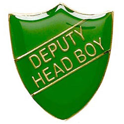 ShieldBadge Deputy Head Boy Green