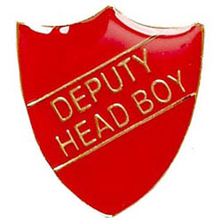 ShieldBadge Deputy Head Boy Red