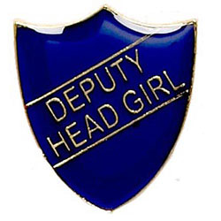 ShieldBadge Deputy Head Girl Blue