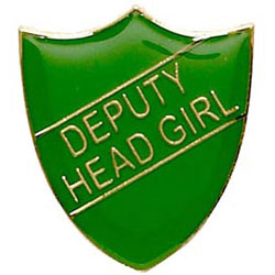 ShieldBadge Deputy Head Girl Green