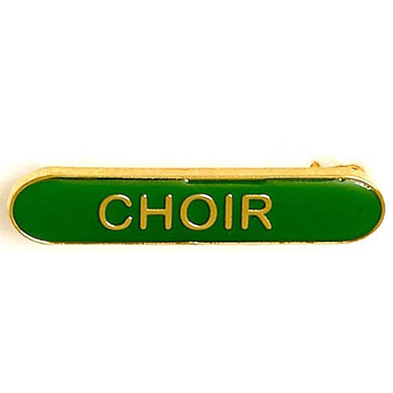 Green Choir Bar Badge