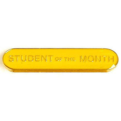 Yellow Student Of The Month Bar Badge