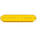 Yellow Student Of The Month Bar Badge