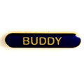 Blue Buddy Bar Badge